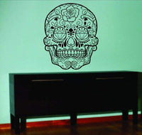 Extra Large Sugarskull Version DD104 Wall Vinyl Decal Sticker Art Graphic Sticker Sugar Skull
