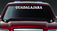 Guadalajara Large Version DD101 Car Truck Window Windshield Lettering Decal Sticker Decals Stickers Mexico
