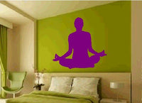 Dabbledown Yoga Wall Decal Sticker Graphic Art Asana Chakra Mantra Om Shanti Yogi Mudra Chant Being Present