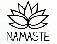 Dabbledown Namaste with Lotus Flower, Wall, Decal, Sticker, Decals, Stickers, Mural, Kid, Boy, Teen, Room