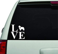 Love Cavalier King Charles Spaniel White Version Car Window Windshield Lettering Decal Sticker Decals Stickers