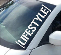 Large Lifestyle Version DD102 Car Truck Window Windshield Lettering Decal Sticker Decals Stickers