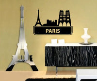 Paris France City Skyline Decal Sticker Eiffel Tower Graphic Art Big