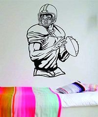 Quarterback Football Player Large Version DD121 Vinyl Wall Decal Sticker Art Sports Kid Children Ball Nursery Boy Teen Sticker Wall Mural Art Graphic Sports Teen Kid Nursery