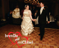 Dabbledown Personalized Wedding Reception Dance Floor Decals Sticker