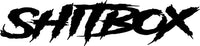 Large Shitbox Version Black DD202 Lowrider Car Truck Window Windshield Lettering Decal Sticker Decals Stickers Drift Dub Lowered JDM Fresh Detailed Stance Fitment 4x4