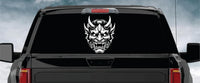 Dabbledown Hannya Mask DD101 Japanese Window Body Windshield oni Skull dd101 Car Truck Window Windshield Lettering Quote Decal Sticker Decals Stickers JDM Automobile