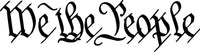 Dabbledown Large We The People Version Black DD201 Lowrider Car Truck Window Windshield Lettering Decal Sticker Decals Stickers Drift Dub Lowered JDM Fresh Detailed Stance Fitment 4x4 