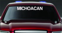 Dabbledown Decals Michoacan DD901 Large Version Car Truck Window Windshield Lettering Decal Sticker Decals Stickers