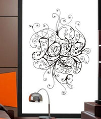 Love Design Decal Sticker Wall Beautiful Children Nursery