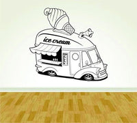 Ice Cream Truck Vinyl Wall Decal Sticker Art Kid Children Nursery Boy Teen ES5car12 26x28