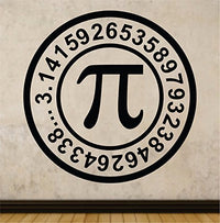 Pi Math Circle Design Version DD101 Vinyl Wall Decal Sticker Car Window Truck Decals Stickers School Mathmatics College Algebra