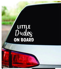 Dabbledown Little Dudes On Board Funny Car Auto Vinyl Decal Sticker Art Graphic Sticker