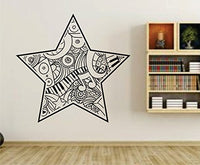 Music Star Wall Vinyl Decal Sticker Art Graphic Piano Keys