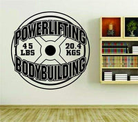 Powerlifting - Bodybuilding - Weight - Gym Version DD101 Wall Vinyl Decal Sticker Art Graphic Sticker Bodybuilding Weight Workout Gym