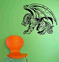 Gargoyle Version DD103 Bones Wall Vinyl Decal Sticker Art Graphic Sticker Skulls Wall Vinyl Decal Sticker Art Graphic Sticker Sugar Skull Skull Statue Asian Fantasy