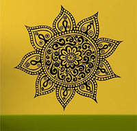 Mandala Menhdi Flower Pattern Large Version DD201 Vinyl Wall Decal Sticker Art Sports Football LMBRDITROPHY