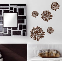 Flower Buds Wall Decal Sticker Tattoo Flowering Spring Flowers Home Summer Art Modern