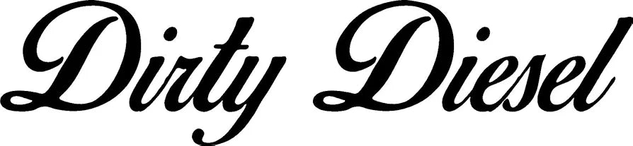 Dabbledown Dirty Diesel Version Black DD201 Lowrider Car Truck Window Windshield Lettering Decal Sticker Decals Stickers Drift Dub Lowered JDM Fresh Detailed Stance Fitment 4x4 