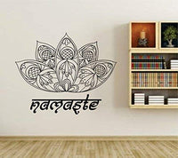 Mandala Lotus Flower with Namaste Version DD101 Design Wall Vinyl Decal Sticker Art Graphic Sticker Geometric
