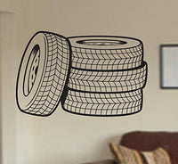 Dabbledown Car Tire Dealer Vinyl Wall Decal Sticker Car Window Truck Decals Stickers