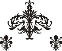 Damask Symbols Sticker Wall Decal Modern Decoration Classy Art