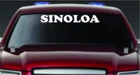 Dabbledown Decals SINOLOA DD901 Large Version Car Truck Window Windshield Lettering Decal Sticker Decals Stickers