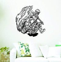 Dirtbike Rider Version DD122 Wall Decal Sticker Quads Dirtbikes Trick Racing Motorcycle Motocross Wall Decal Sticker Teen Room Decor motocrossM06