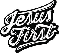 Dabbledown Jesus First, Wall, Decal, Sticker, Decals, Stickers, Mural, Kid, Boy, Teen, Room