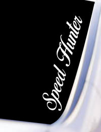 Dabbledown Speed Hunter DD101 Car Truck Window Windshield Lettering Quote Decal Sticker Decals Stickers JDM Automobile