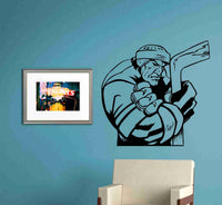 Hockey Version 121 Ice Hockey Player Wall Vinyl Wall Decal Sticker Art Sports Kid Children Ball Nursery Boy Teen Sticker Wall Mural Art Graphic Sports Teen Kid Nursery