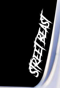Dabbledown Street Beast DD102 Car Truck Window Windshield Lettering Quote Decal Sticker Decals Stickers JDM Automobile