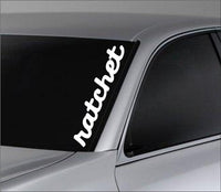 Dabbledown Decals Ratchet Version 101 Car Truck Window Windshield Lettering Decal Sticker Decals Stickers
