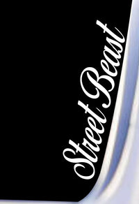 Dabbledown Street Beast DD101 Car Truck Window Windshield Lettering Quote Decal Sticker Decals Stickers JDM Automobile