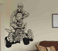 Dabbledown Quad Rider Mx X Games Version 101 Wall Decal Sticker Mx X Games Trick Racing Motorcycle Series Wall Decal Sticker Teen Room Decor