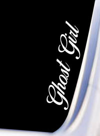 Dabbledown Ghost Girl DD101 Car Truck Window Windshield Lettering Decal Sticker Decals Stickers JDM Automobile