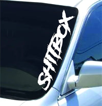 Large Shitbox Version White DD201 Lowrider Car Truck Window Windshield Lettering Decal Sticker Decals Stickers Drift Dub Lowered JDM Fresh Detailed Stance Fitment 4x4 