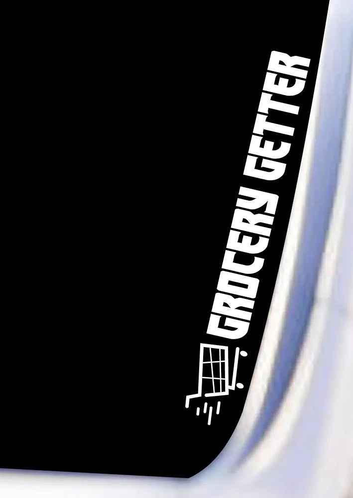 Dabbledown Grocery Getter Car Truck Window Windshield Lettering Decal Sticker Decals Stickers JDM Automobile