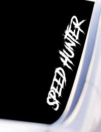 Dabbledown Speed Hunter DD102 Car Truck Window Windshield Lettering Quote Decal Sticker Decals Stickers JDM Automobile