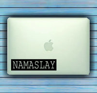 Dabbledown Namaslay Small Version Car Window Windshield Lettering Decal Sticker Decals Stickers Girl JDM Drift