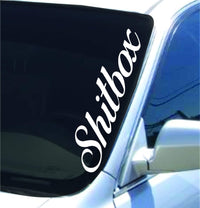 Dabbledown Large Shitbox Version DD101 Lowrider Car Truck Window Windshield Lettering Decal Sticker Decals Stickers Drift Dub Lowered JDM Fresh Detailed Stance Fitment 4x4
