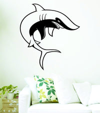 Dabbledown Decals Shark Version 212 Decal Sticker Wall Boy Girl Teen Child Shark01SM3bw