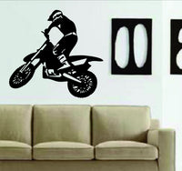 Dirtbike Rider Wall Decal Sticker Mx X Games Trick Racing Motorcycle Series Wall Decal Sticker Item 101 Teen Room Decor