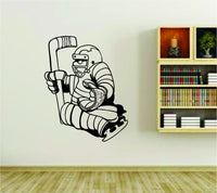 Ice Hockey Goalie Version 136 Vinyl Wall Decal Sticker Car Window Truck Decals Stickers hkyca17 22x28