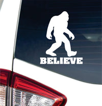 Dabbledown Bigfoot Believe 5x6 Car Truck Window Windshield Lettering Quote Decal Sticker Decals Stickers JDM Automobile