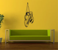 Shoes Hanging Decal Sticker Wall Decals Stickers Art Graphic