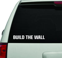 Dabbledown Decals Build The Wall Small Version Car Window Windshield Lettering Decal Sticker Decals Stickers Girl JDM Drift