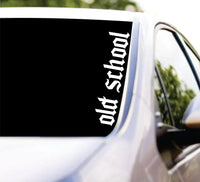 Dabbledown Old School D102 Car Truck Window Windshield Lettering Decal Sticker Decals Stickers JDM Automobile 