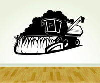 Farm Equipment Wheat Field Tractor Farming Farm Version 113 Vinyl Decal Sticker Wall Boy Girl Farming01OCC4 18x28