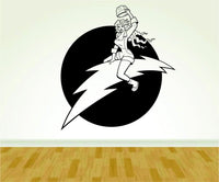 Electrician Worker Electric Business Logo Version 103 Vinyl Decal Sticker Wall Boy Girl Electrician03OCC4 26x28